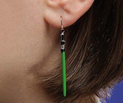 lightsaber earrings