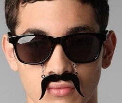mustache sunglasses
