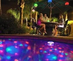 underwater disco light