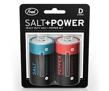 Battery Salt & Pepper Shakers