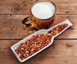 beer bottle snack bowl