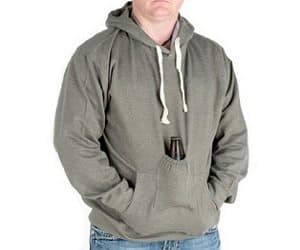 beer pouch hoodie