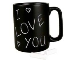 chalk board mug
