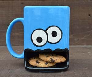 cookie monster mug