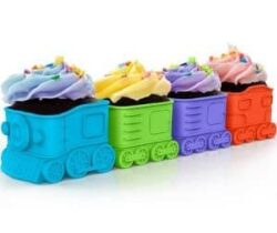 express train cupcake molds