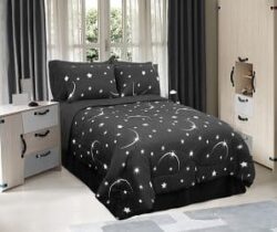 glow in the dark bed set