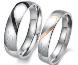 Heart Wedding Rings