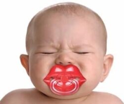 lips pacifier