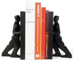 pushing men bookends