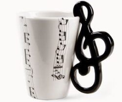 treble clef mug