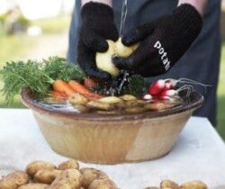 vegetable scrubbing gloves
