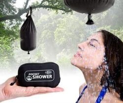 pocket shower