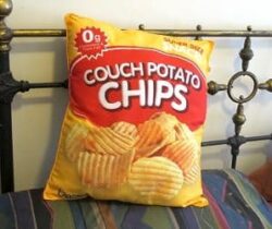 potato chips pillow