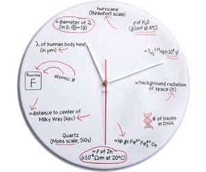 science quiz clock
