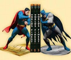 superman & batman bookends