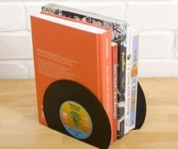 vinyl bookends