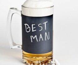 Chalkboard beer mug