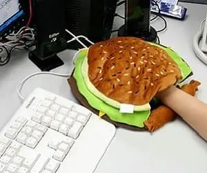 Heated Hamburger Mouse Pad
