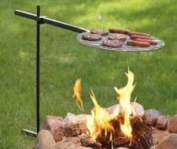 campfire swivel grill