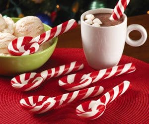 candy cane spoons