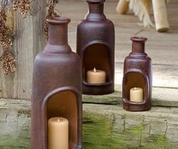 ceramic candle chimney