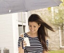 finger grip umbrella