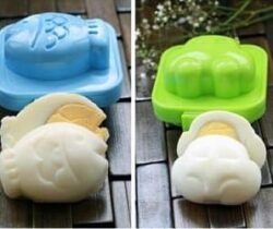 fish & car egg molds