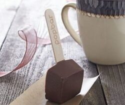 hot chocolate on a stick