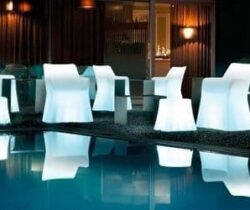 illuminated armchair