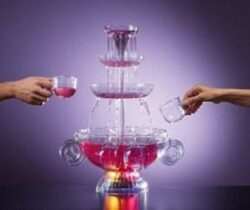 illuminated beverage fountain