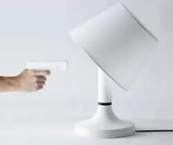 lamp with gun remote control