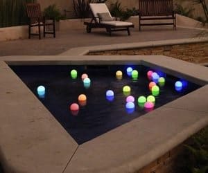 led garden deco balls