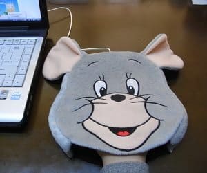 mouse shaped heated pad