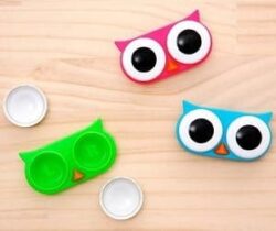owl contact lens case