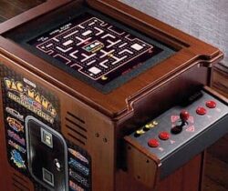 pac-man arcade cabinet