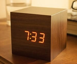 sound activated cube clock