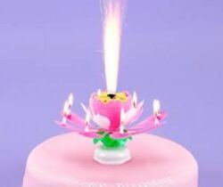 sparkling birthday cake candle