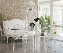 transparent armchair