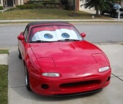 lightning mcqueen sunshade
