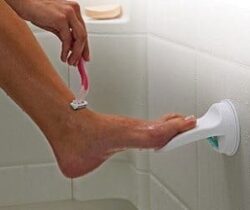 shower foot rest