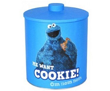 Cookie Monster Biscuit Tin
