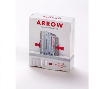 Floating Arrow Bookend