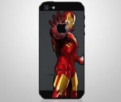 Iron Man iPhone decal