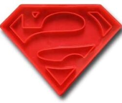 Superman logo cookie cutter