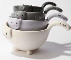 cat measuring bowls