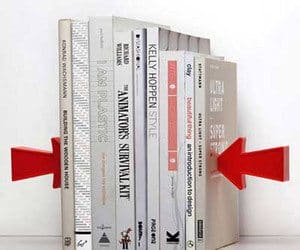 floating arrow bookends