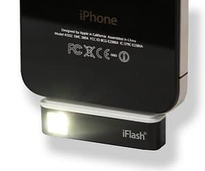 iPhone camera flash