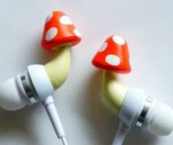 mushroom earphones