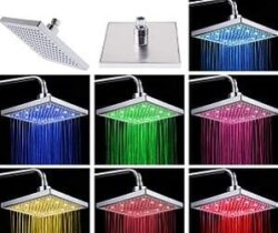 rainfall led shower head