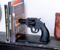 revolver bookend